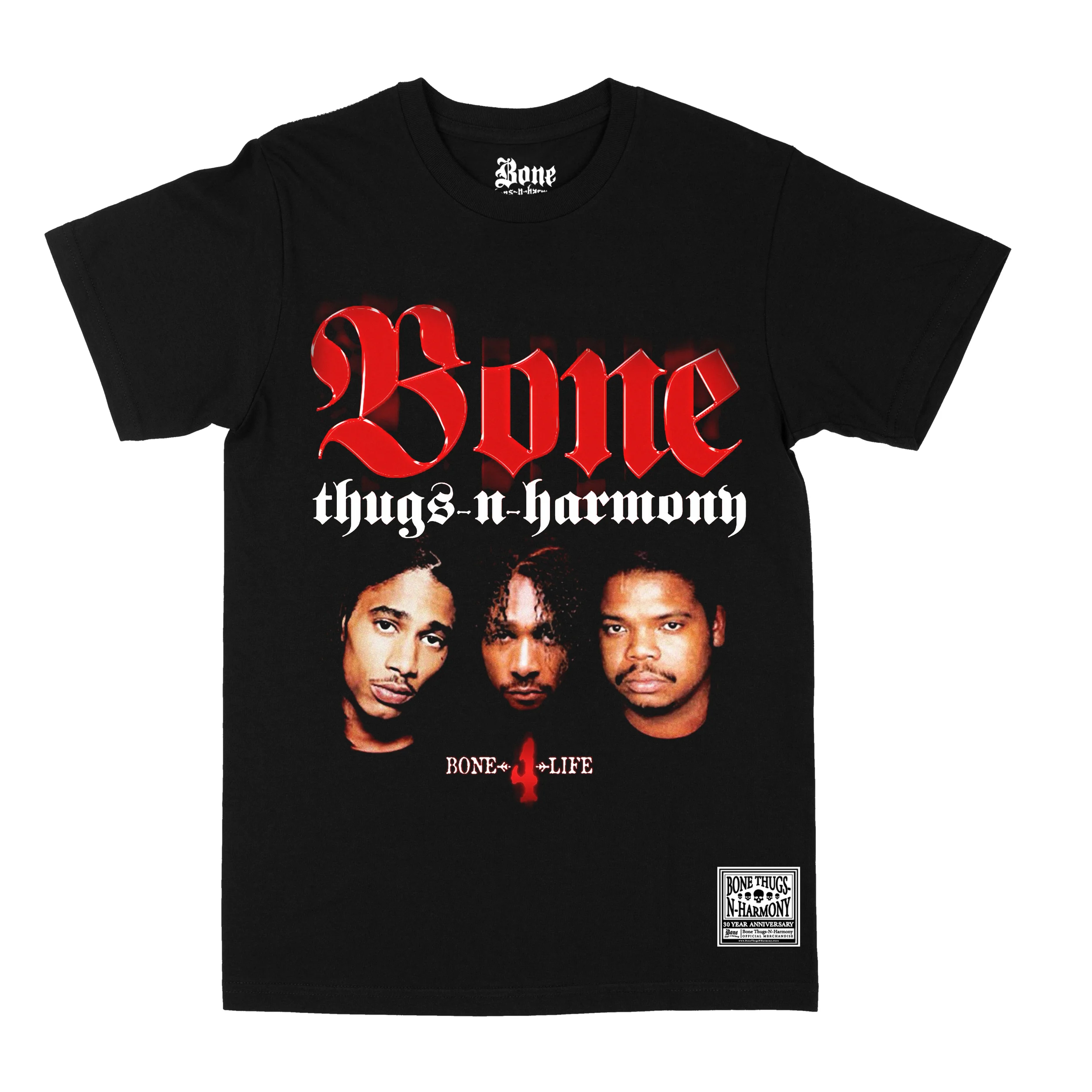 Bone 4 Life "Black" Tee,