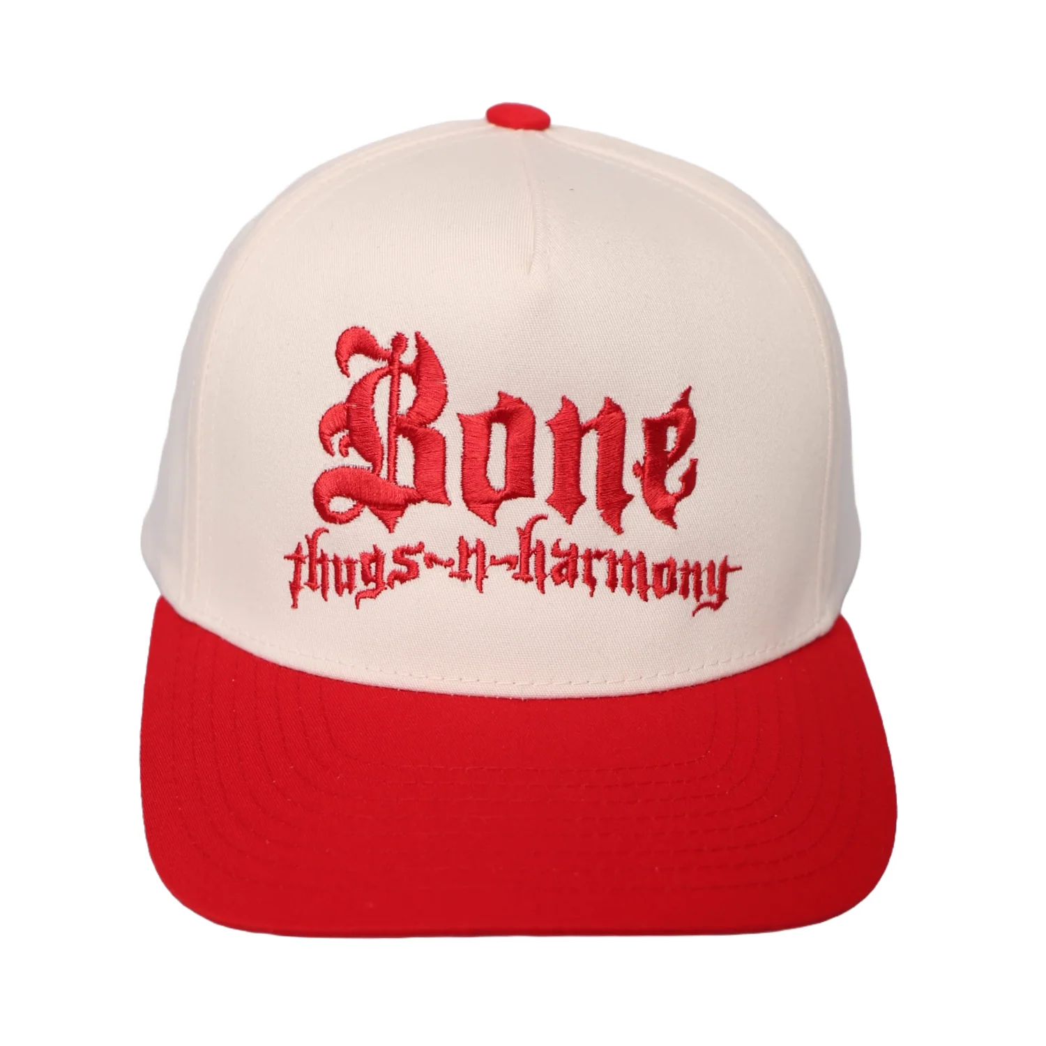 Bone Thugs N Harmony "Cream/Red" Snapback Hat - Image 2