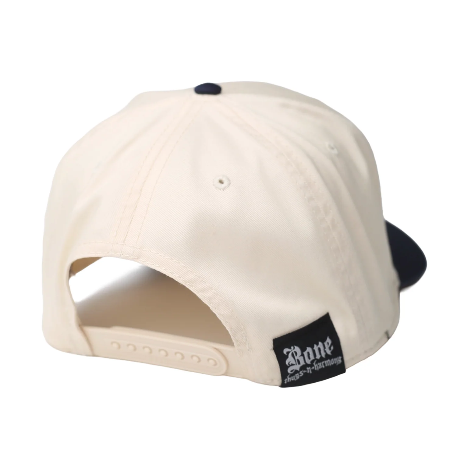 Bone Thugs-N-Harmony Logo "Cream/Navy/Red Emb" Snapback Hat - Image 2