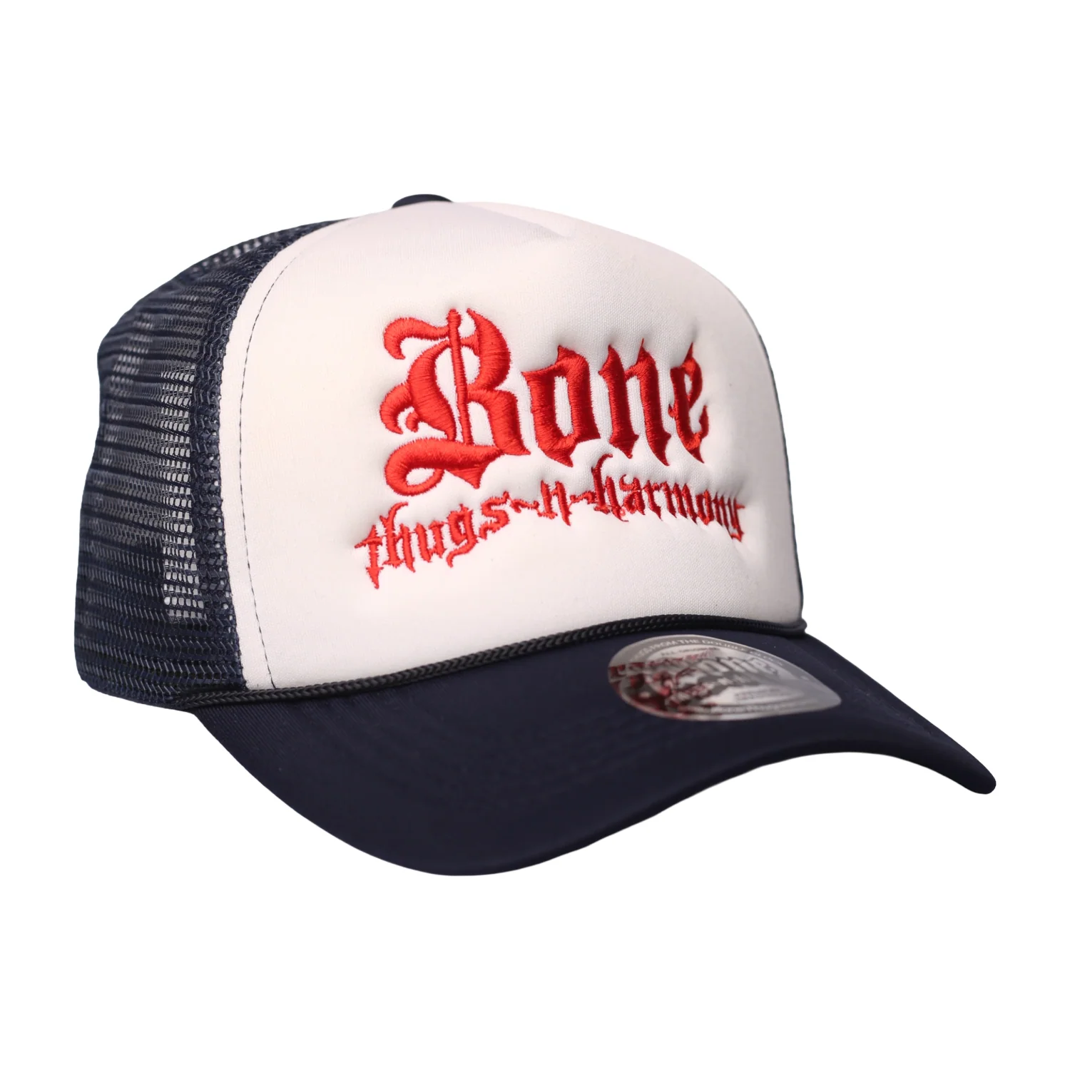Bone Thugs-N-Harmony "Navy/White/Red" Trucker Hat - Image 3
