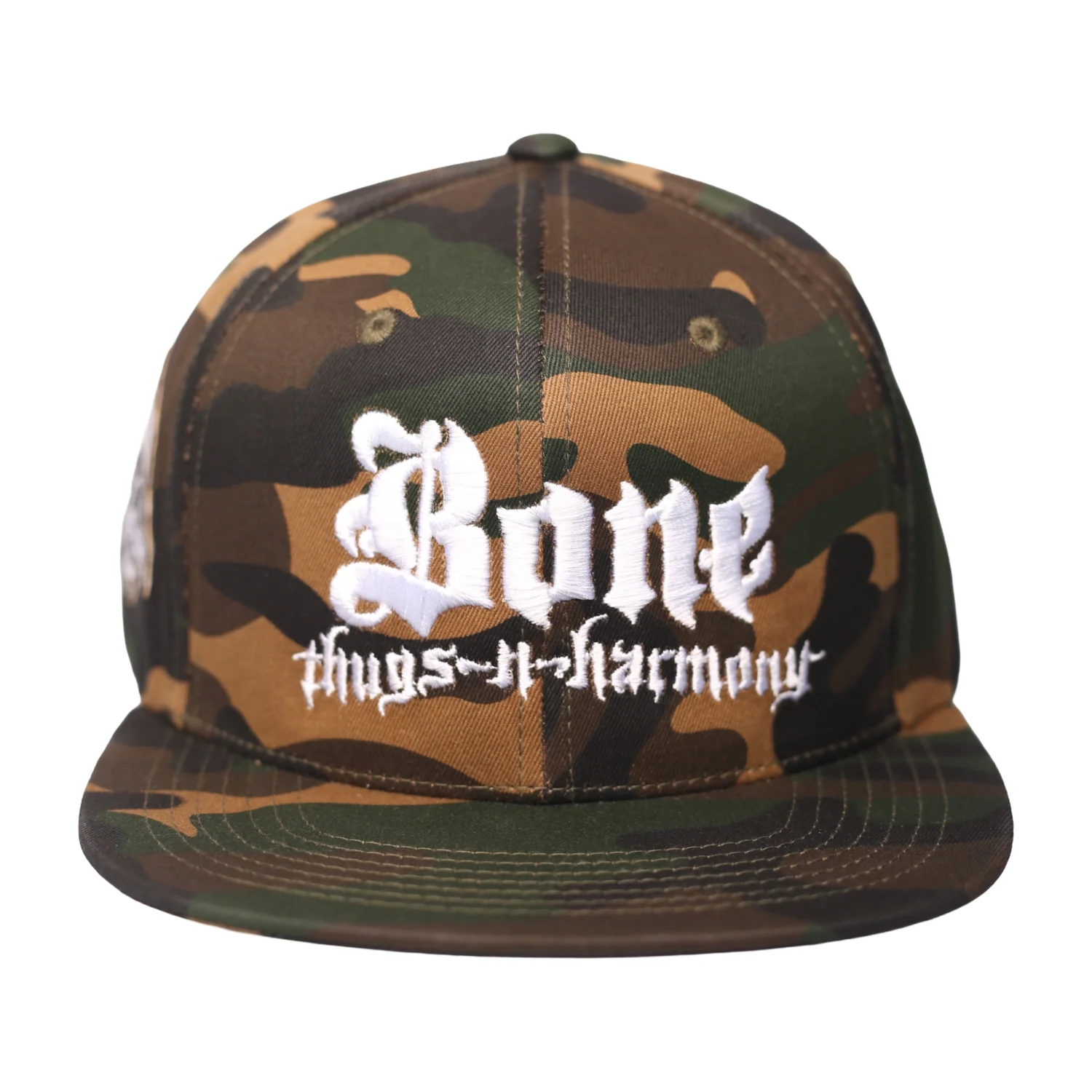 Bone Thugs-N-Harmony "Silver Tour Patch" Camo Snapback Hat - Image 2