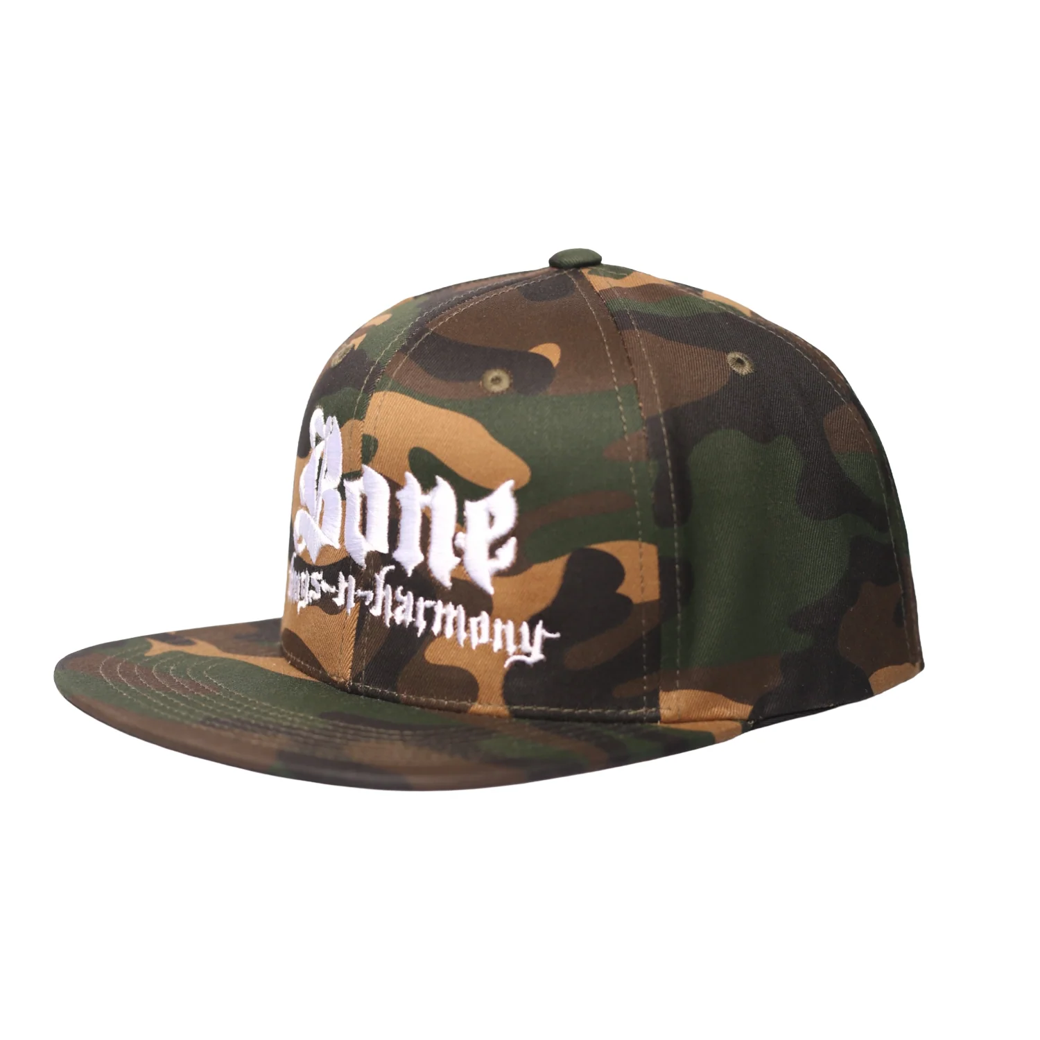 Bone Thugs-N-Harmony "Silver Tour Patch" Camo Snapback Hat - Image 3