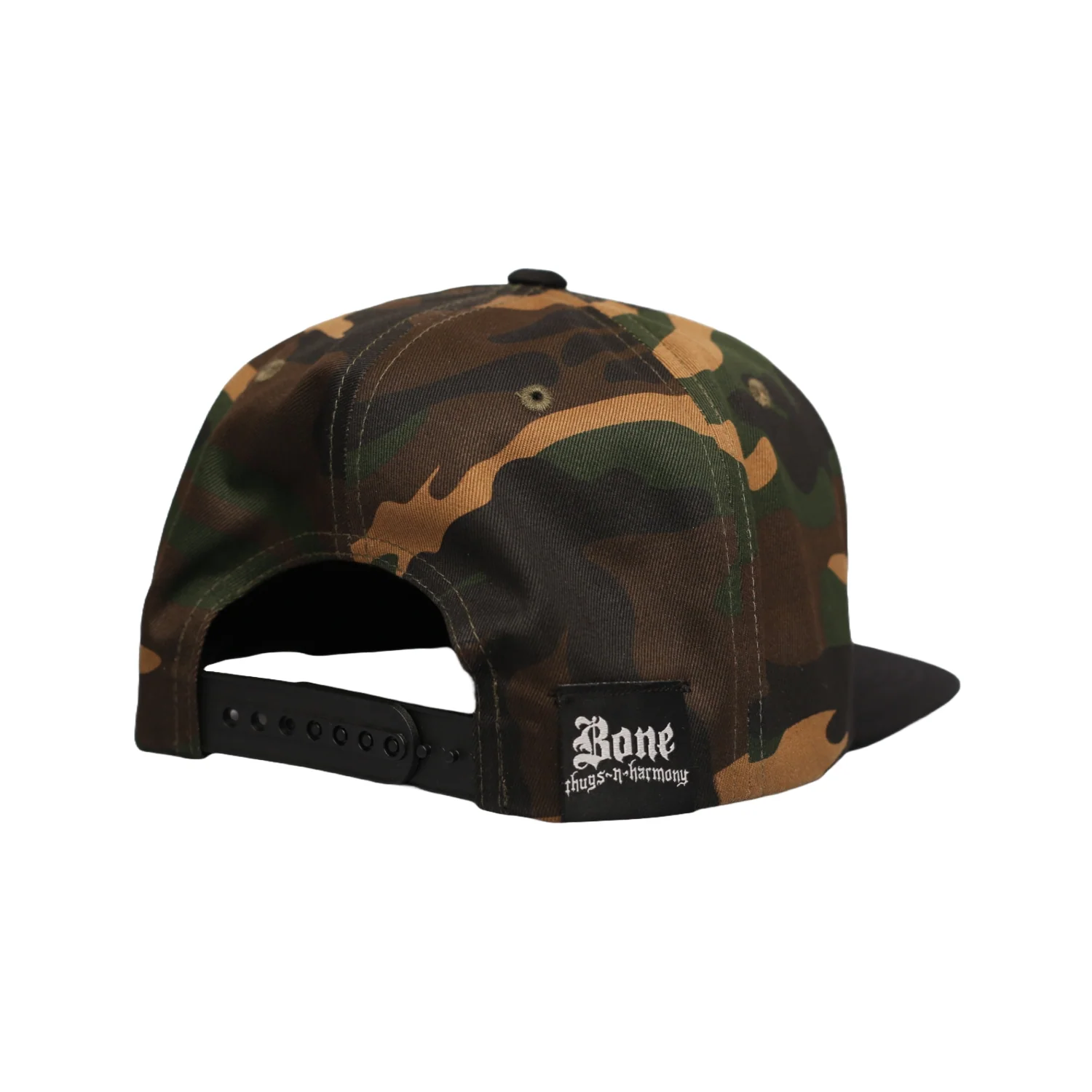 Harmony Box Vol.1 "Camo/Black/Orange Logo" Flatbrim Hat - Image 3