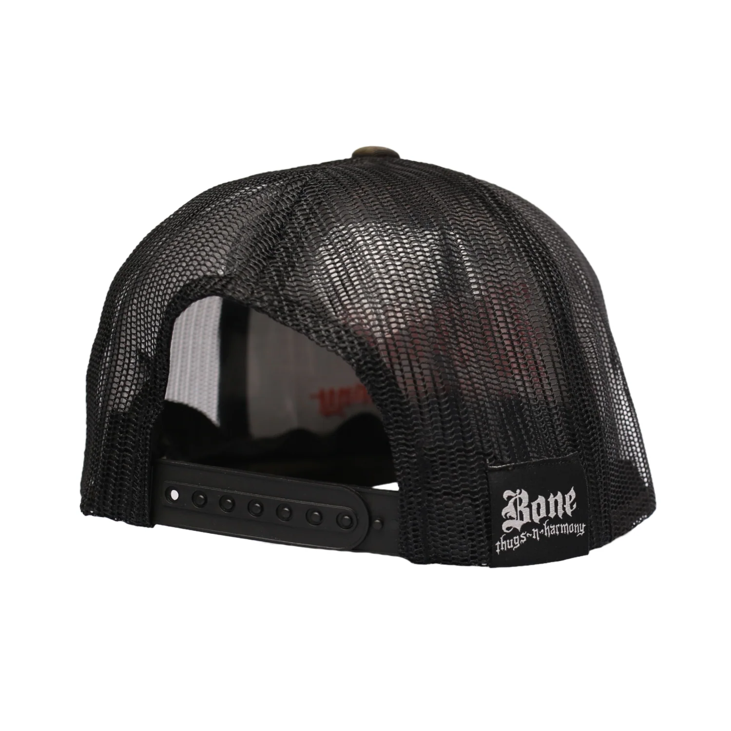 Harmony Box Vol.1 "Camo/Orange Logo" Mesh Curved Brim Hat - Image 3