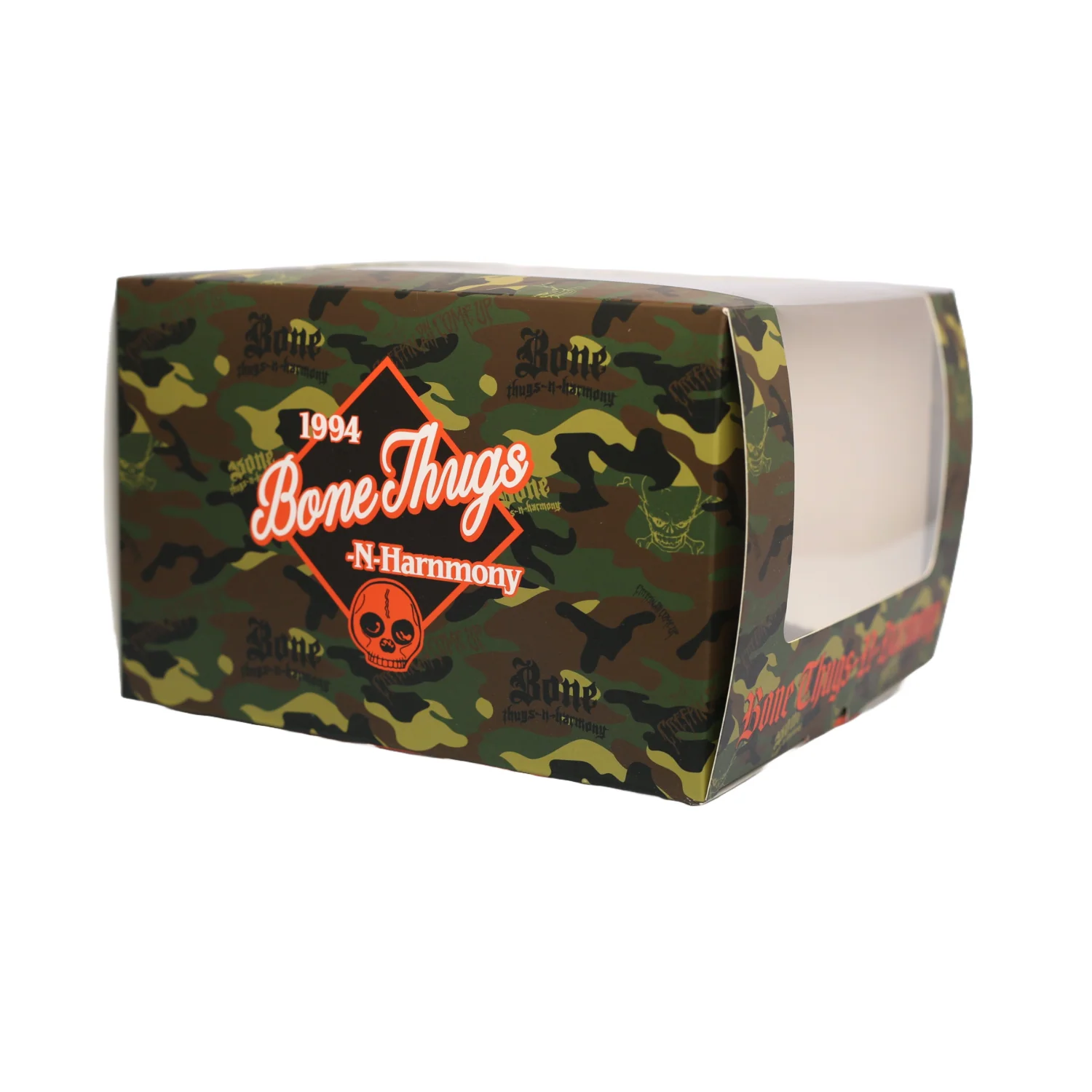 Harmony Box Vol.1 "Camo/Orange Logo" Mesh Curved Brim Hat - Image 8