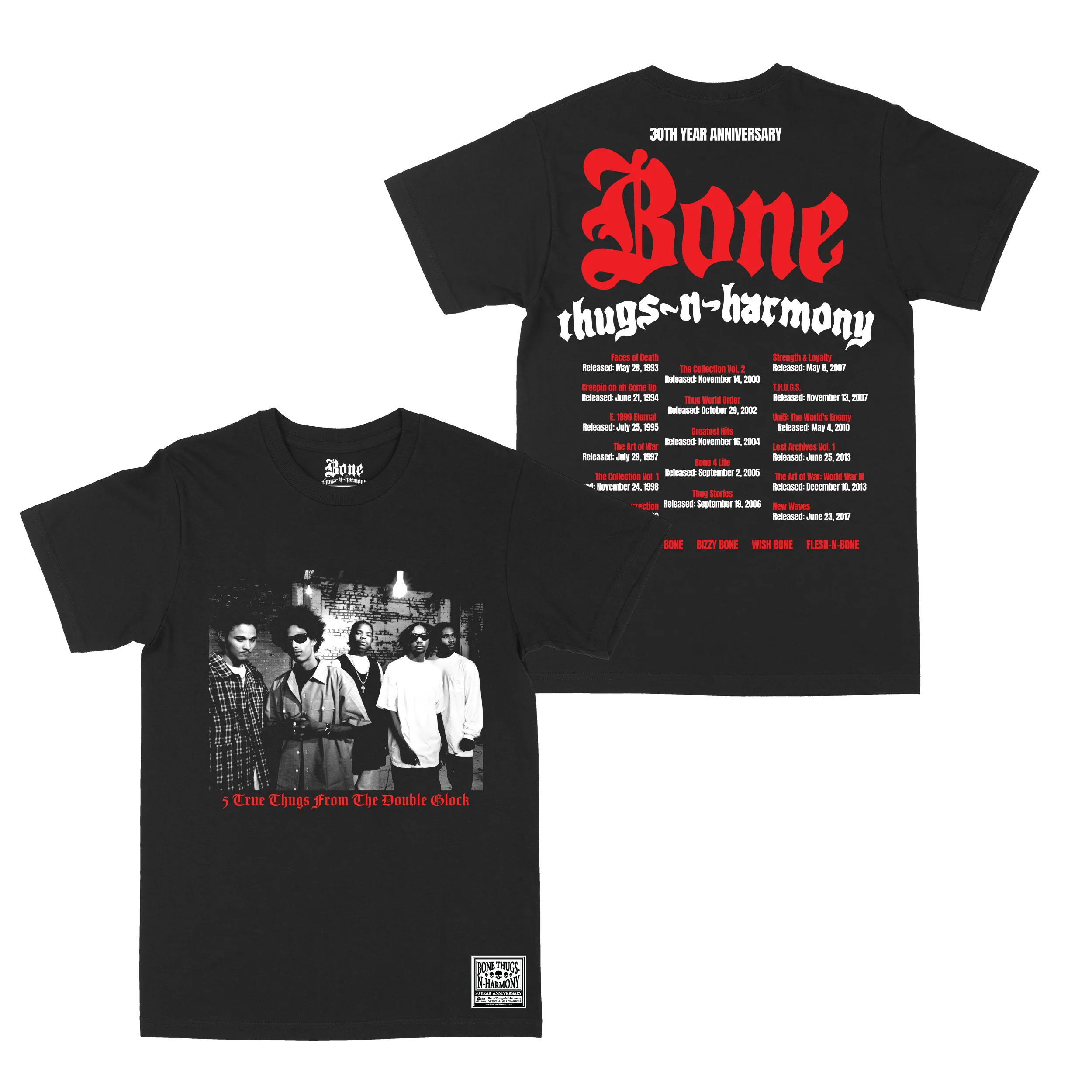 From the Double Glock "Black" Tee^