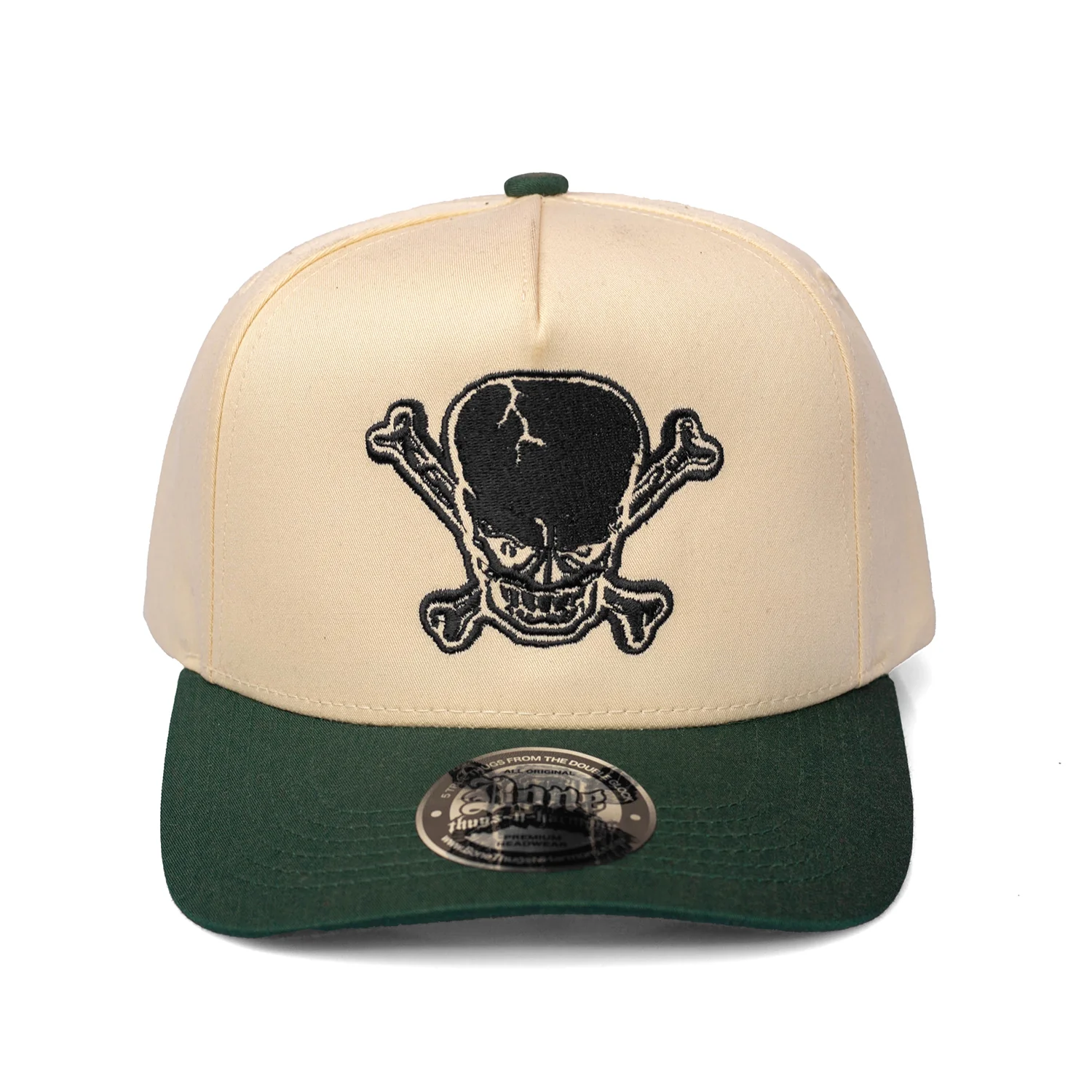 St Clair Thuggsta "Cream/Green" Snapback Hat