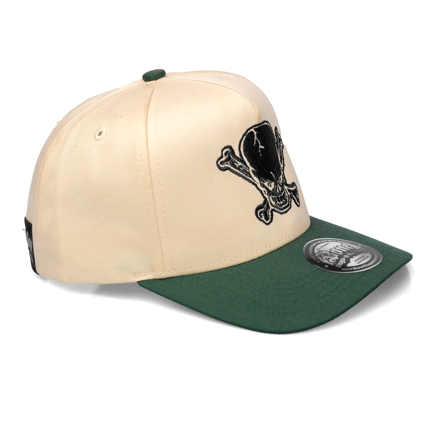 St Clair Thuggsta "Cream/Green" Snapback Hat - Image 3