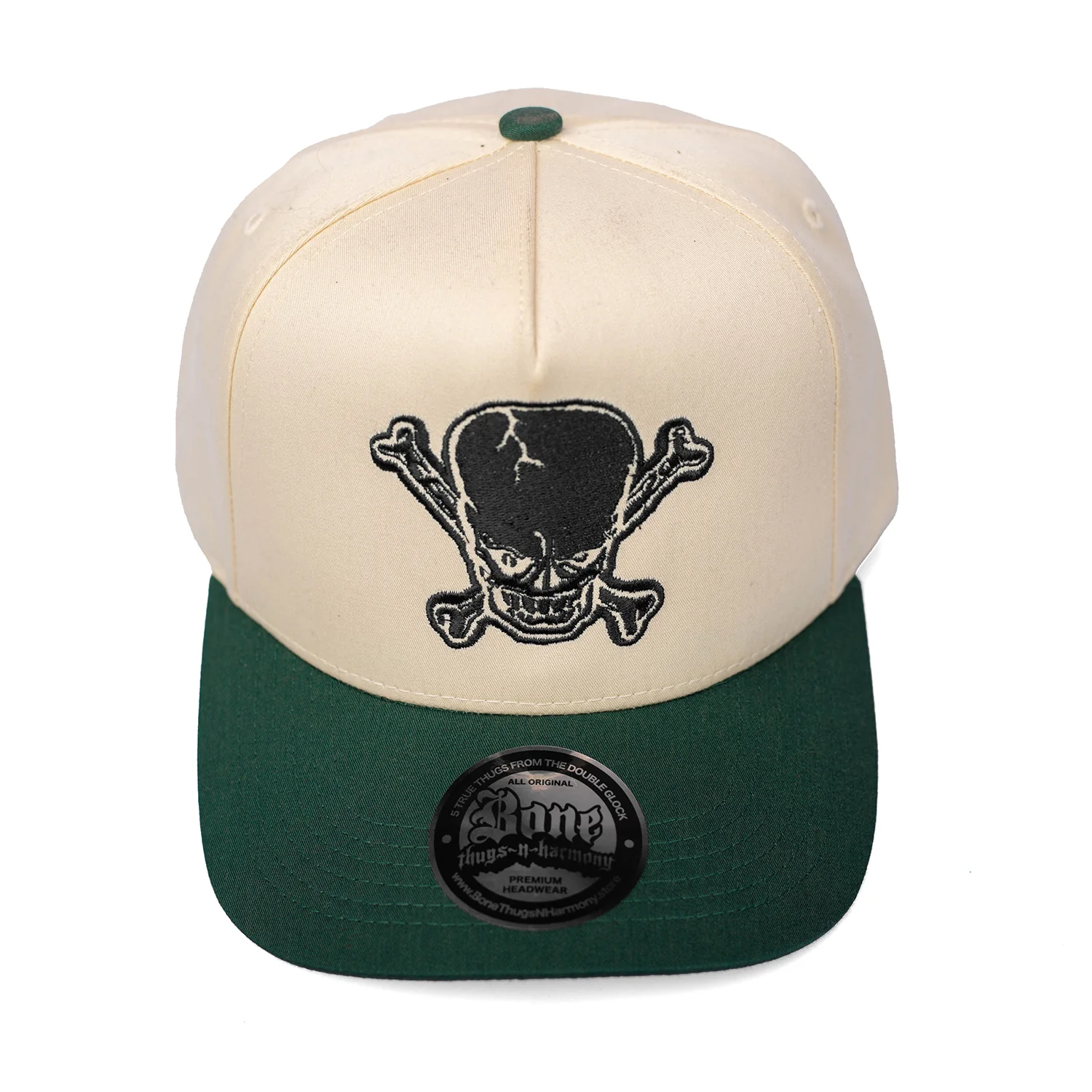 St Clair Thuggsta "Cream/Green" Snapback Hat - Image 5