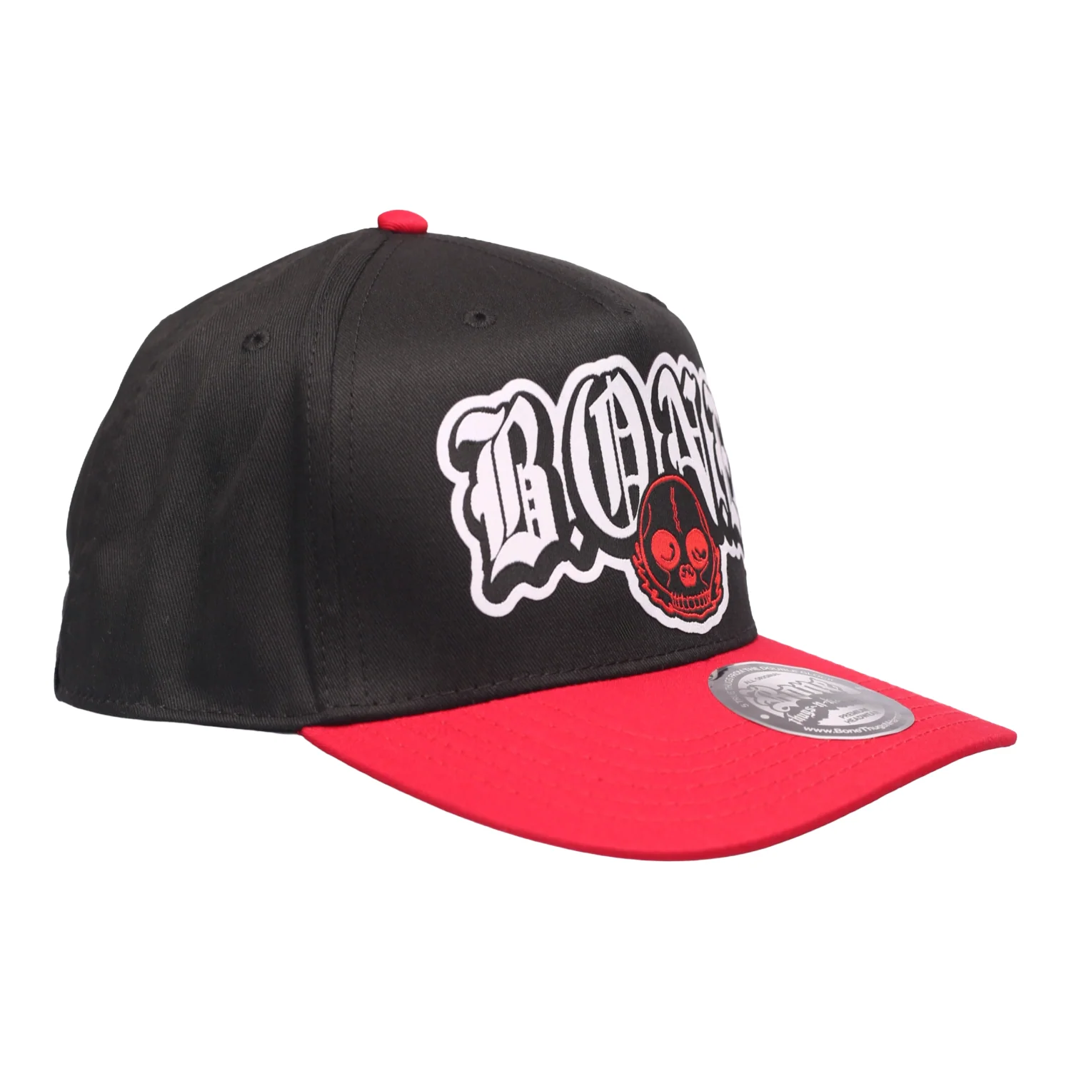 Wasteland "Black/Red" Snapback Hat - Image 4